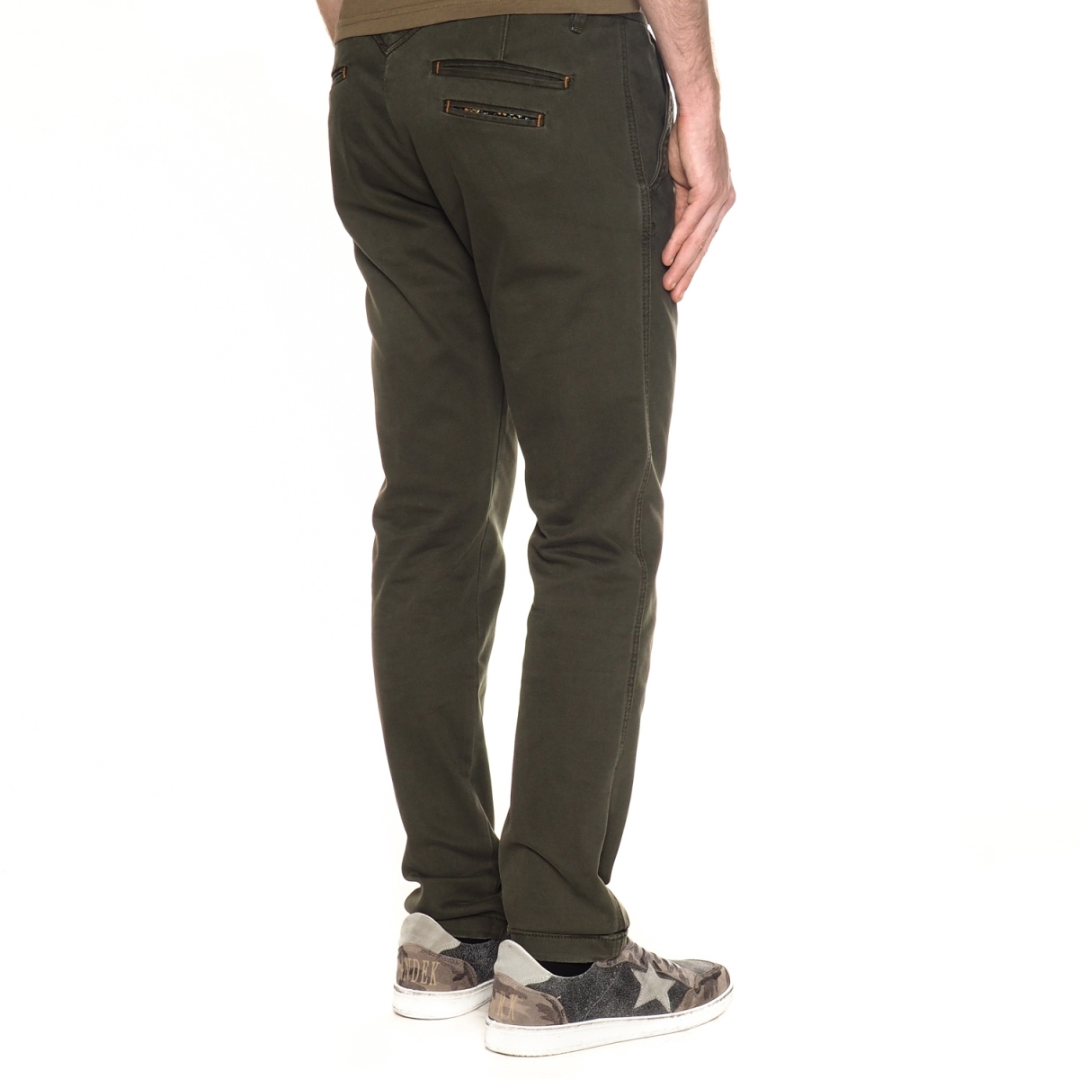 Verkäufe von Herrenbekleidung Pantaloni OUTLET GL2812 VERDE Cafedelmar Shop