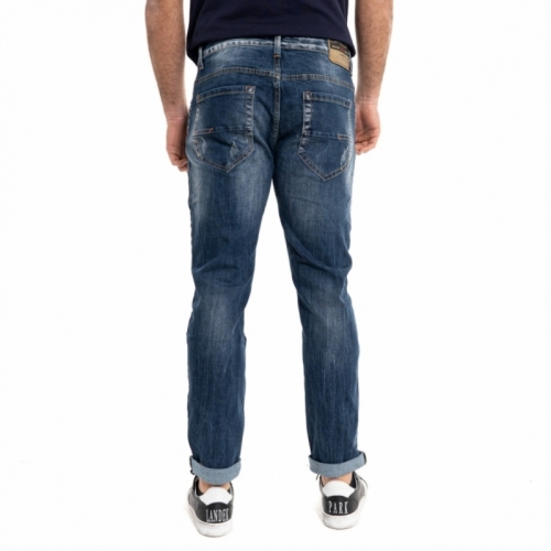 vêtements Jeans homme LPHM1075 BLU Cafedelmar Shop