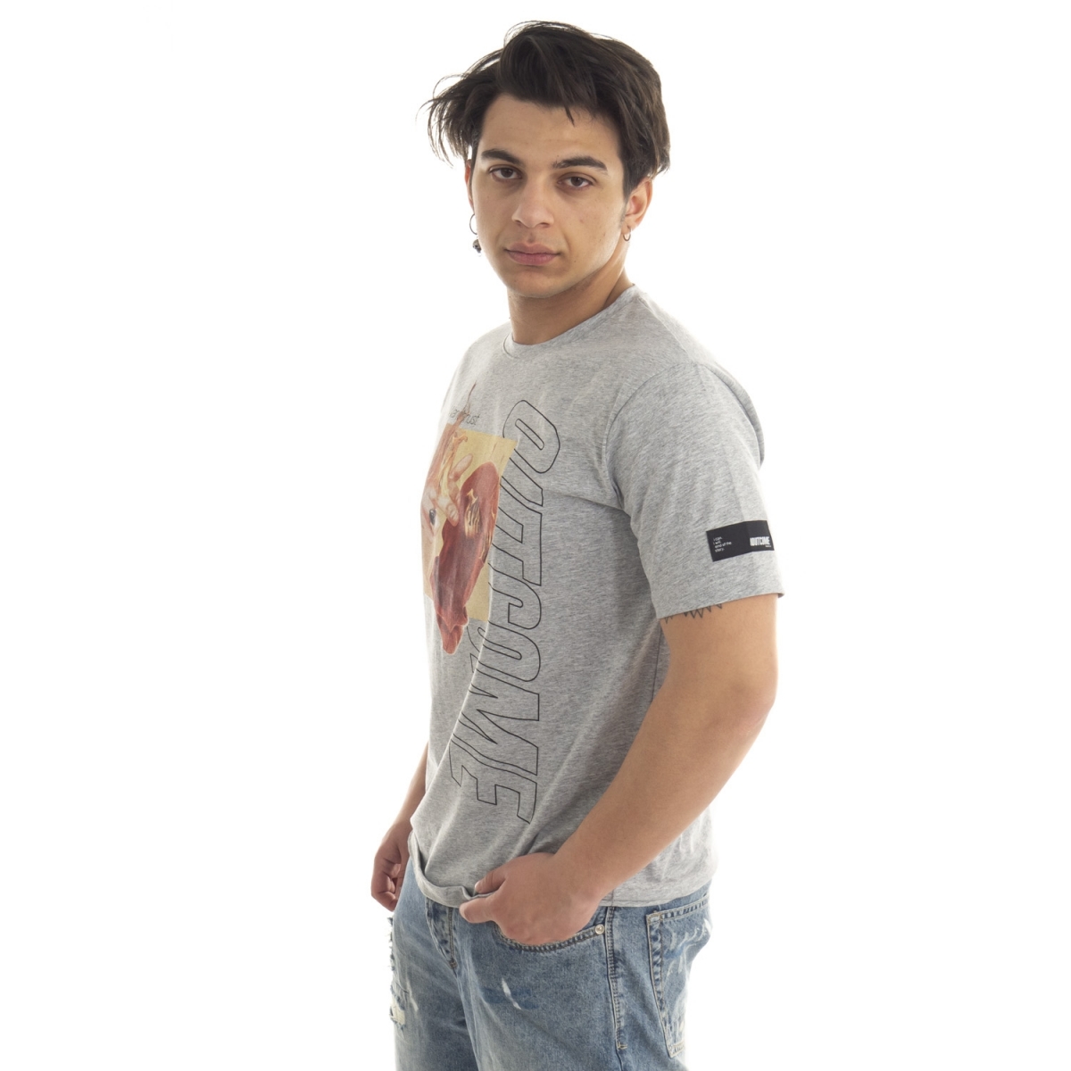 ropa Camiseta hombre T-Shirt GLUG70631 GIANNI LUPO Cafedelmar Shop
