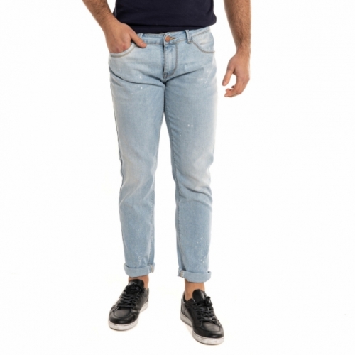vêtements Jeans homme LPHM1090-3 BLU Cafedelmar Shop