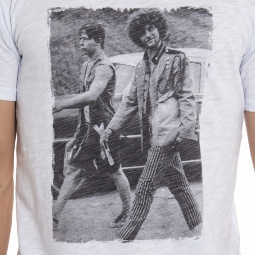 Verkäufe von Herrenbekleidung T-shirt LP23-2 BIANCO Cafedelmar Shop