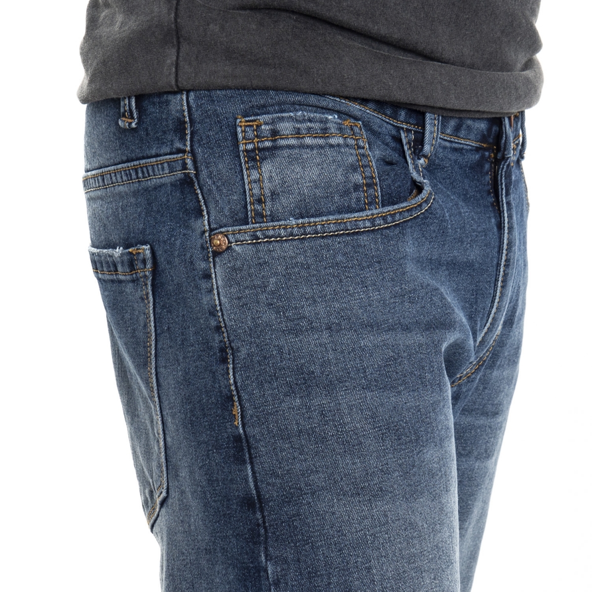 abbigliamento Jeans uomo Jeans Slim Fit ATM1088-8 LANDEK PARK Cafedelmar Shop