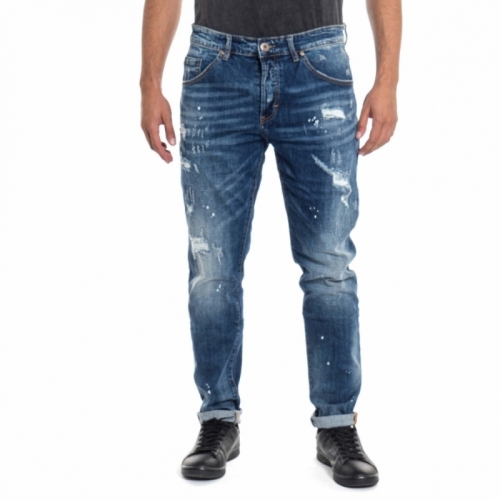 vêtements Jeans homme LPY1798 BLU Cafedelmar Shop