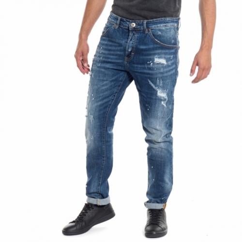 abbigliamento Jeans uomo Jeans Slim Fit LPY1798 LANDEK PARK Cafedelmar Shop