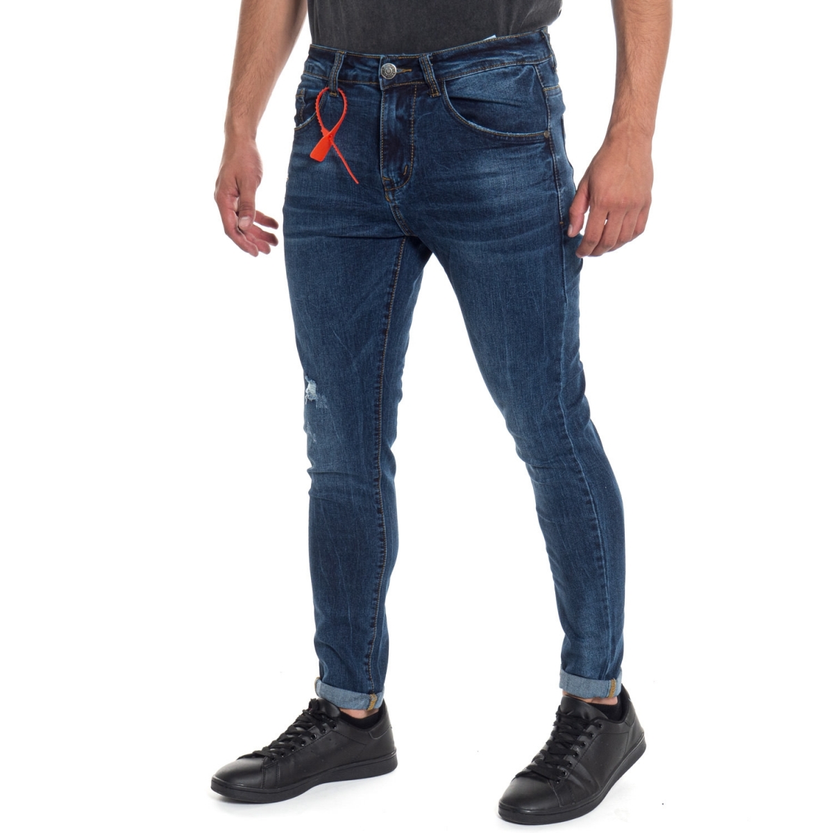 abbigliamento Jeans uomo Jeans Skinny Fit LPM2202 LANDEK PARK Cafedelmar Shop